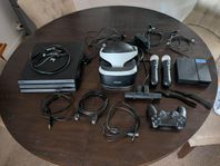 PS4,  VR ver 1 och Move cam+2 kontroller