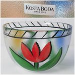 Kosta Boda,  Glas Skål Tulipa