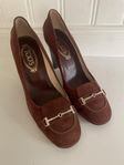 Tods pumps / loafers with heel