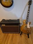 Gibson Les Paul Goldtop 2018 Nyskick! Vox AC15 C1