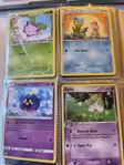 Pokemonkort 4st Hoppip, Shellos, Mumble, Kirlia