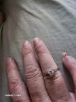 18k vitguld 0.41 crt Diamantring