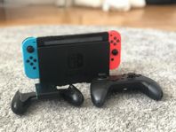 Nintendo Switch med extra kontroll och 4 spel