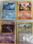 4 st pokemonkort Mantine, Charmeleon, Haunter, Shieldon