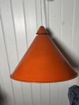 Taklampa orange retro