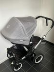 Bugaboo Donkey 2, dubbelvagn & adapter 