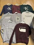 (Från100kr!)märkes sweatshirts tröjor (Medium) nytt/nyski