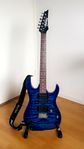 Ibanez GRX70QA with Amp- HB10G and Guitar stand