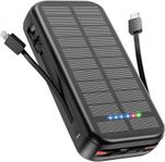 Solcellsladdare med 30000mAh kapacitet(powerbank)