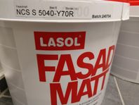 LASOL FASADMATT 10 L, Faluröd, 2 st helt oöppnade + 1 öpp