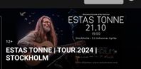 ESTAS TONNE LIVE in Stockholm! 