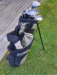 Komplett Golfset Jr Bag + Klubbor, Obs Vänster