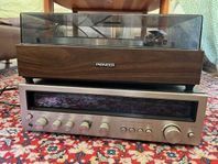 Skivspelare Pioneer PL 120 samt Förstärkare Kenwood KR 340