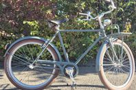 Unik Retro Herrcykel med Brooks Sadel