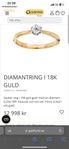 Diamant ring i 18k guld