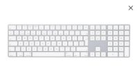 Apple Magic Keyboard med numerisk del, helt ny