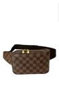 LOUIS VUITTON DAMIER EBENE GERONIMOS BELT BAG