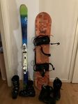 Snowboard, boots, Slalomskidor, slalomskidor 