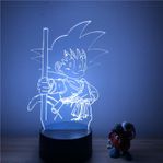 DBZ Dragon Ball Son Goku 3D LED Lampa