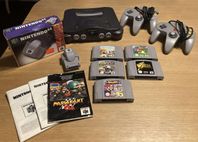 Nintendo 64 med 6 spel