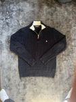 morris kabelstickad half zip