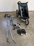 Thule Chariot lite m. skid-, cykel- och löpkit