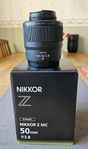 Nikkor Z MC 50mm f/2,8