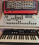 Clavia Nord rack 2, korg Radias, Akai Miniak