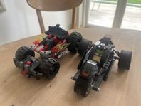 Två Lego Technic bilar