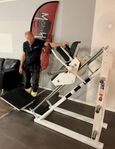 Hack squat för gymträning