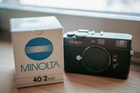 Minolta M-Rokker 40mm f2 /Minolta CLE