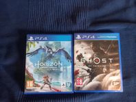 Horizon Forbidden West samt Ghost Of Tsushima PS4-säljes