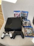 Playstation 4 500 GB + 2 Kontroller + Spel