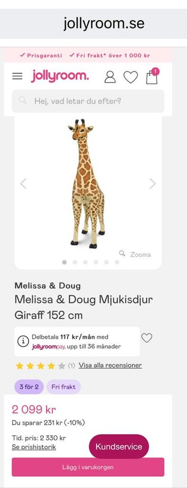 Melissa & Doug Mjukisdjur Gir...