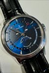 Tecnotempo Quartz Calendar Moon Phase Blue dial TT.CMP.BL