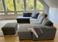 Mio 3-sits soffa med divan och schäslong