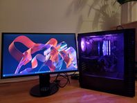 Gaming dator och skärm - RX 6600 + Ryzen 5 3600 + 16GB