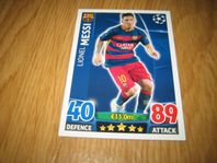 Fotbollskort LIONEL MESSI Barcelona Match Attax