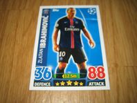 Fotbollskort ZLATAN IBRAHIMOVIC PSG Match Attax