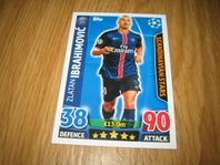 Fotbollskort ZLATAN IBRAHIMOVIC PSG Match Attax Scandinavian