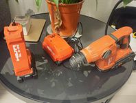 Hilti Borrmaskin/ led arbetslampa +batterier