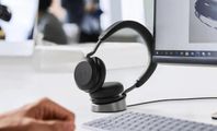 oöppnad/nya Jabra Evolve2 75 MS Stereo trådlöst headset