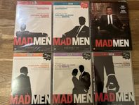 Mad Men säsong 1-6 DVD (nyskick)