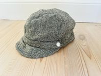 Keps hatt grå dam tweed