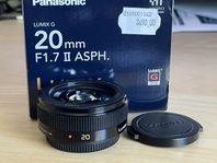 Panasonic Lumix 20 mm 1,7 II ASPH