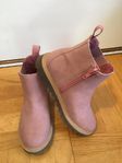 Jättefina rosa Chelsea boots, stl. 32