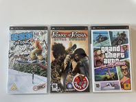 PSP spel SSX, GTA Vice City, Prince of Persia