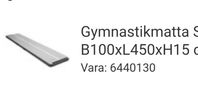 Gymnastikmatta 