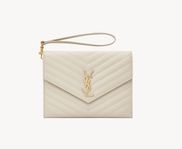 Ny! YSL Saint Laurent Cassandra monogram clutch bag