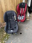 2 st barbilstolar, Britax och Maxi-cosi